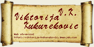 Viktorija Kukureković vizit kartica